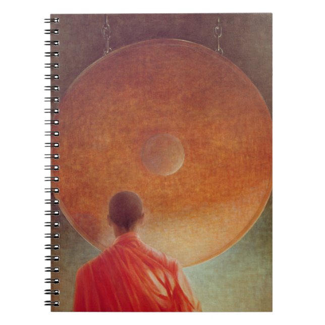 Cuaderno Monje joven con el gongo (Frente)