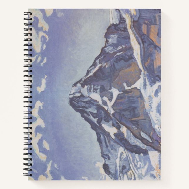 Cuaderno Monje Monje Con Nubes (Ferdinand Hodler) (Anverso)