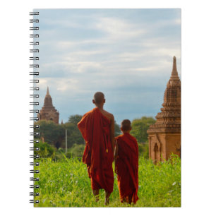 Cuaderno Monjes con templos antiguos