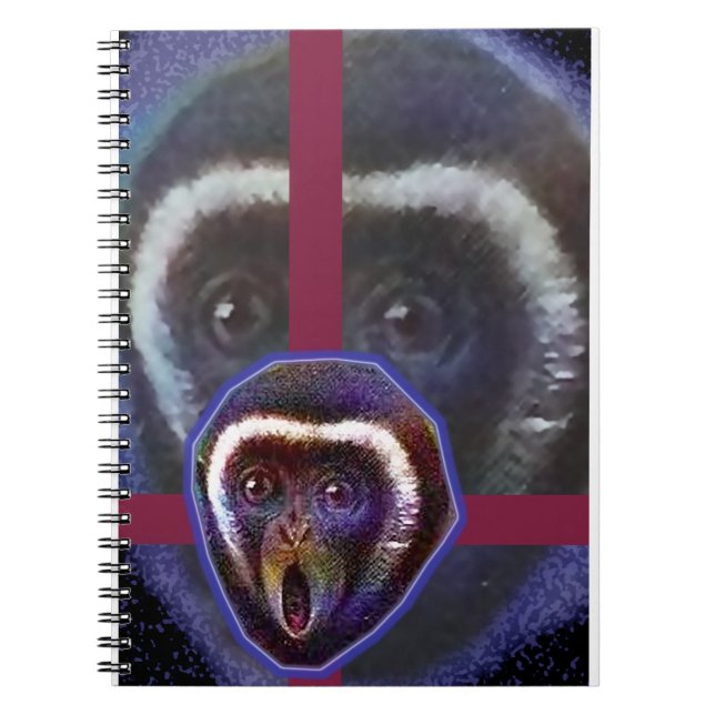 Cuaderno Mono asustado (Frente)