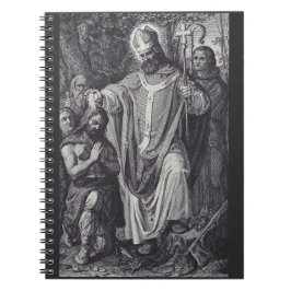 Cuaderno Mono benedictino inglés de Saint Boniface
