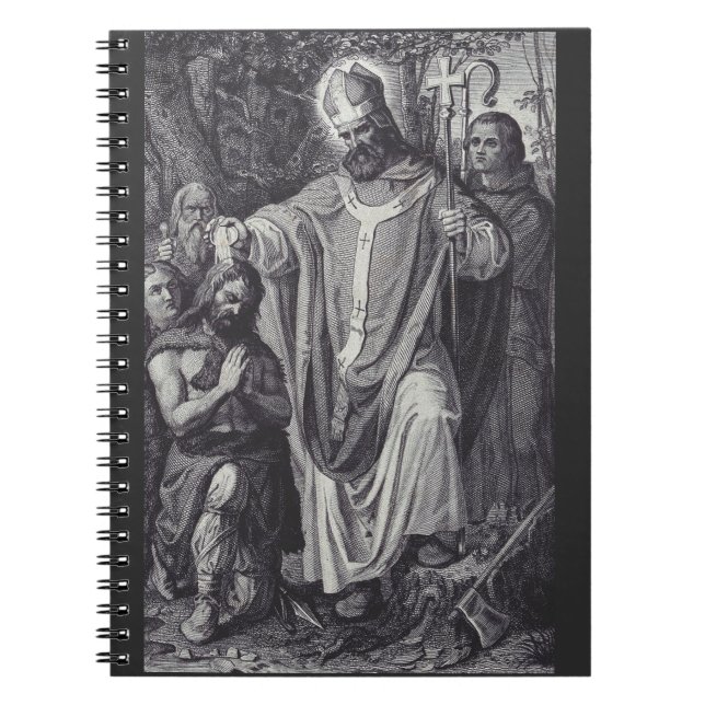 Cuaderno Mono benedictino inglés de Saint Boniface (Frente)