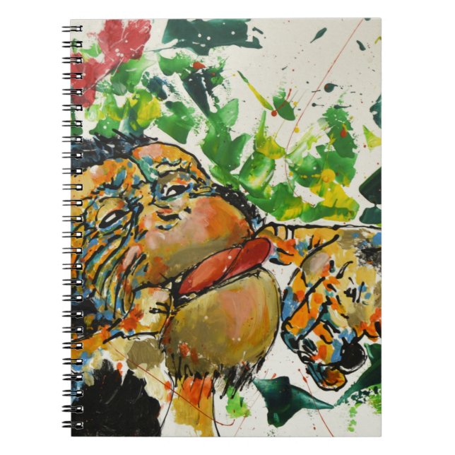 Cuaderno Mono - caballero (Frente)