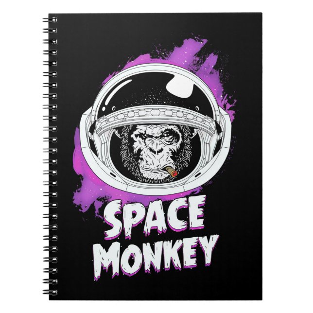 Cuaderno Mono del espacio del mono (Frente)