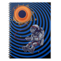 mono en el vuelo espacial