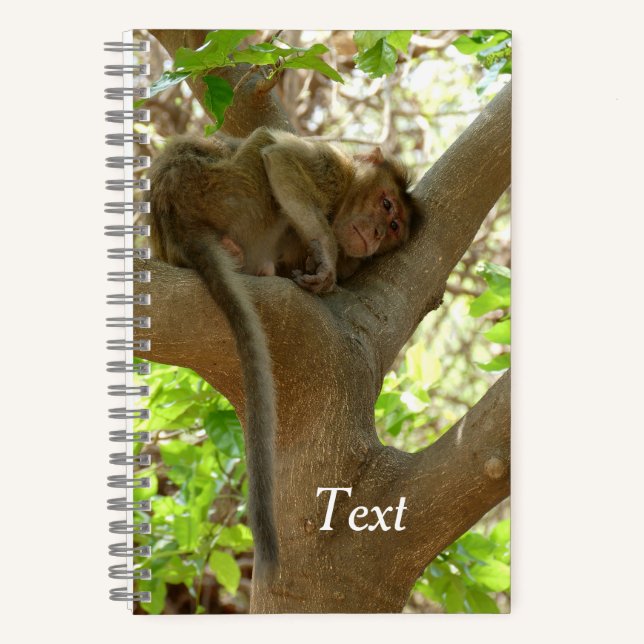 Cuaderno Mono - Estoy demasiado cansado (Anverso)