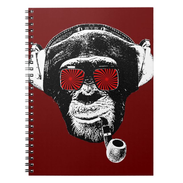 Cuaderno Mono loco (Frente)