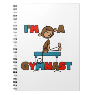Cuaderno Mono Soy un gimnasta