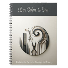 Cuaderno Monocromo Elegance Salon & Spa