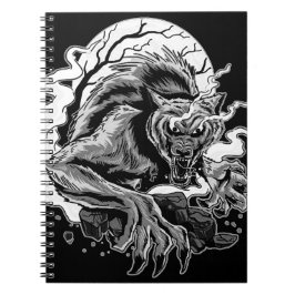 Cuaderno Monocromo Werewolf Moon
