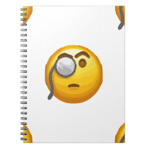 Cuaderno monóculo de emoji