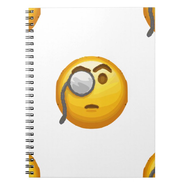 Cuaderno monóculo de emoji (Frente)