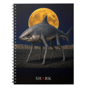 Cuaderno Monóculo de tiburón surrealismo gótico