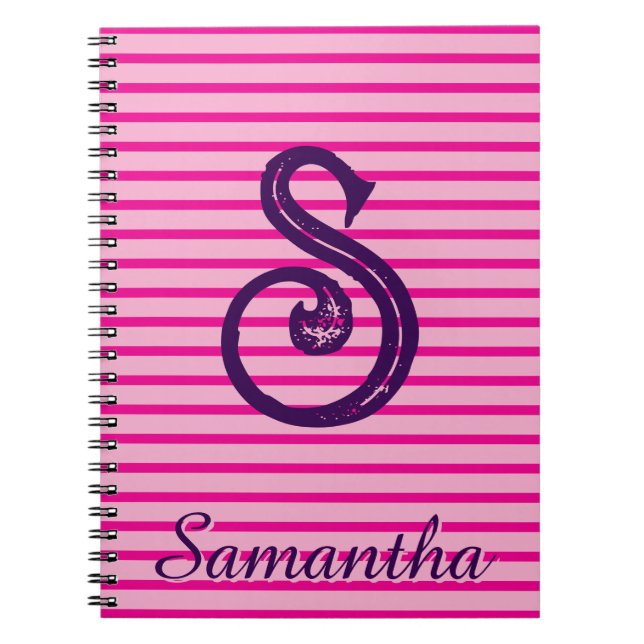 Cuaderno Monogram Modern Preppy para el Regreso a  (Frente)