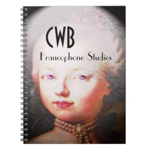 Cuaderno Monograma barroco francés de Lorraynna