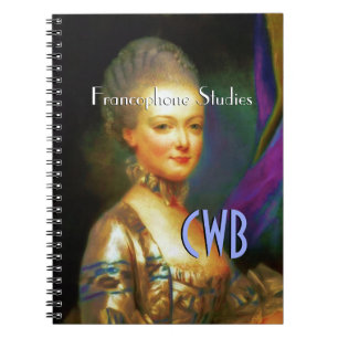 Cuaderno Monograma barroco francés del delfín