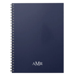 Cuaderno Monograma clásico personalizado
