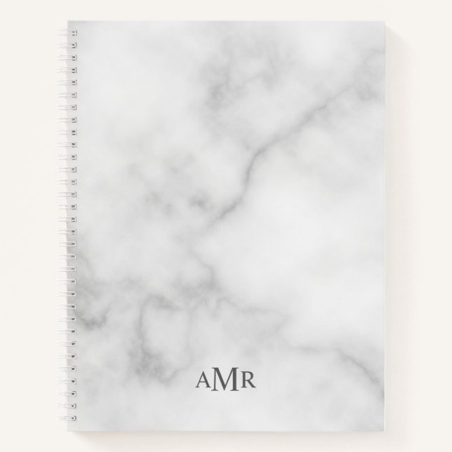 Cuaderno Monograma clásico personalizado (Anverso)