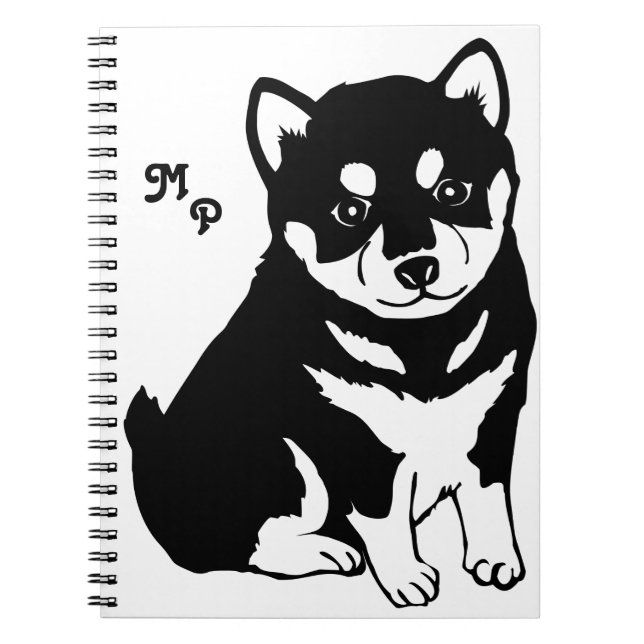 Cuaderno Monograma de arte de la porquería chiba chiba (Frente)