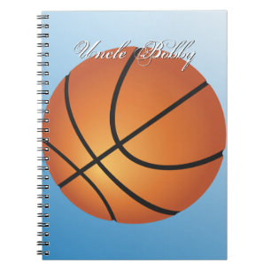 Cuaderno Monograma de baloncesto