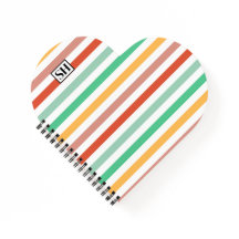 Monograma de bandas de caramelos