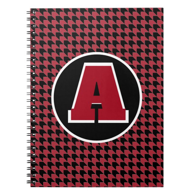 Cuaderno monograma de dientes de perro (Frente)