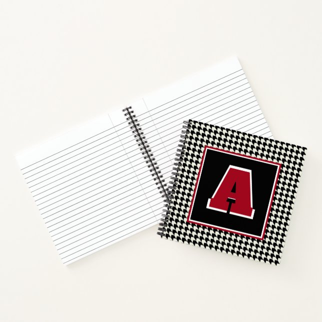 Cuaderno Monograma de dientes de perro  (Interior)
