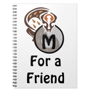 Cuaderno Monograma de gatos tribales malasios