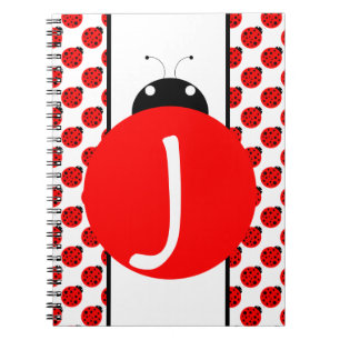 Cuaderno Monograma de insecto de labios