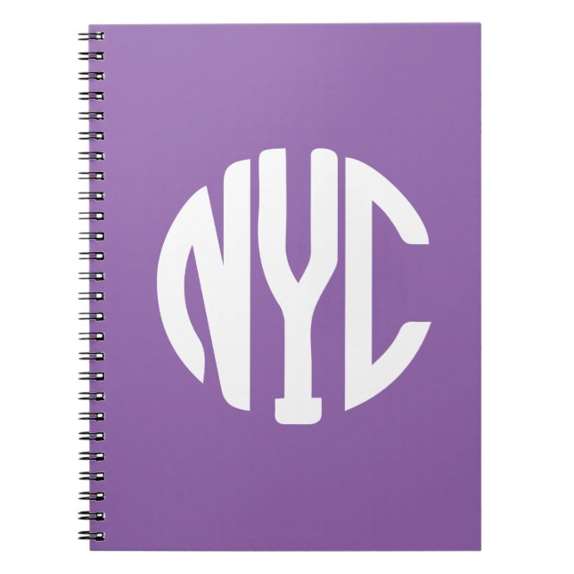 Cuaderno Monograma de la ciudad de Nueva York (Frente)