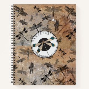 Cuaderno Monograma de la entomología alterada de la libélul