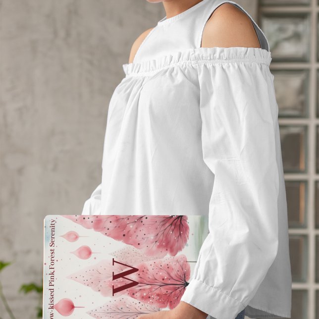 Cuaderno Monograma de la serenidad de los bosques de invier (Subido por el creador)