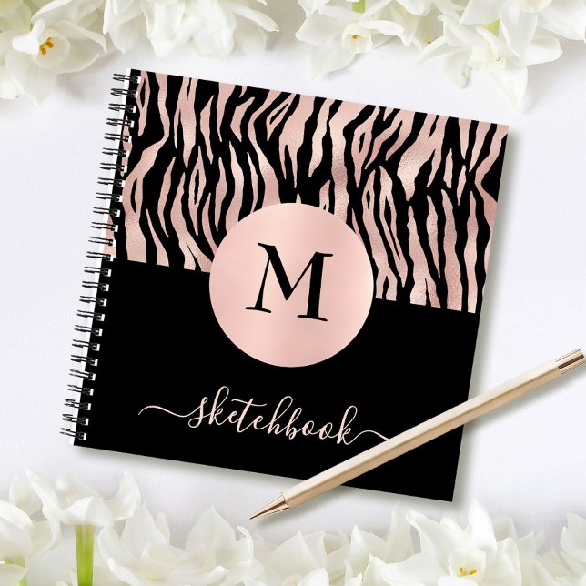 Cuaderno Monograma de monograma de impresión para animales  (Subido por el creador)