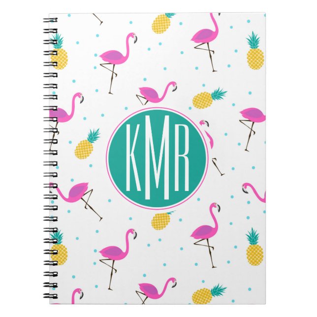 Cuaderno Monograma de neón de los flamencos el | (Frente)