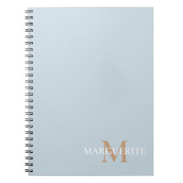 Cuaderno Monograma de nombre personalizado