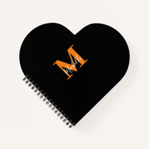 Cuaderno Monograma de nombres e iniciaciones personalizadas