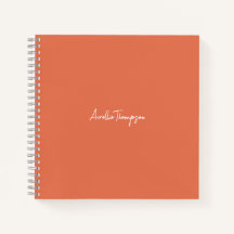 Monograma de Novias Modernas Naranja de Novias