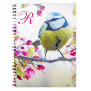 Cuaderno Monograma de pájaro y sangre