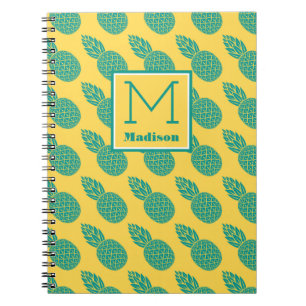 Cuaderno Monograma del modelo el   de la piña