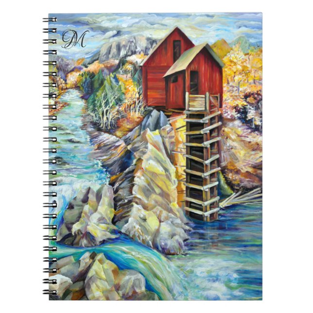Cuaderno Monograma del Río Rocoso de Colorado (Frente)