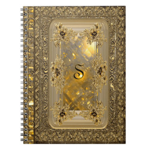 Cuaderno Monograma del Victorian del espejismo de Vanfleet