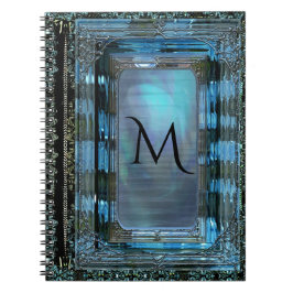 Cuaderno Monograma elegante del amanecer