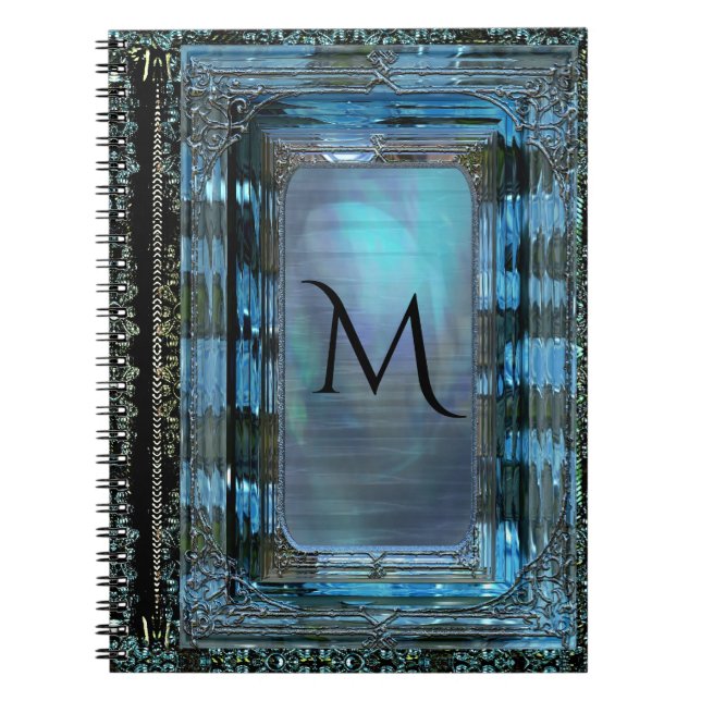 Cuaderno Monograma elegante del amanecer (Frente)