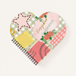 Cuaderno Monograma Escrapbook Inspiración Moderno retro Ros