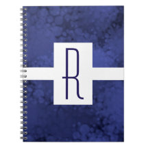 Monograma Especinado Azul