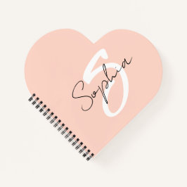 Cuaderno Monograma Estudio de caligrafía Notas Binante Con 