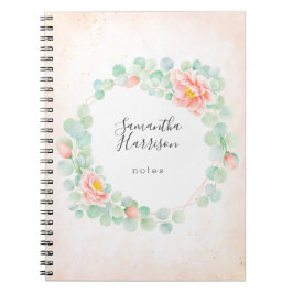 Cuaderno Monograma Eucalyptus Deja La Ensalchada De Pena Fl