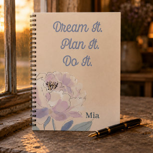 Cuaderno Monograma Floral