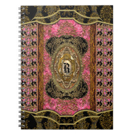 Cuaderno Monograma fresco elegante de Evangelinae