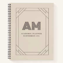 Monograma geométrico minimalista beige taupe perso